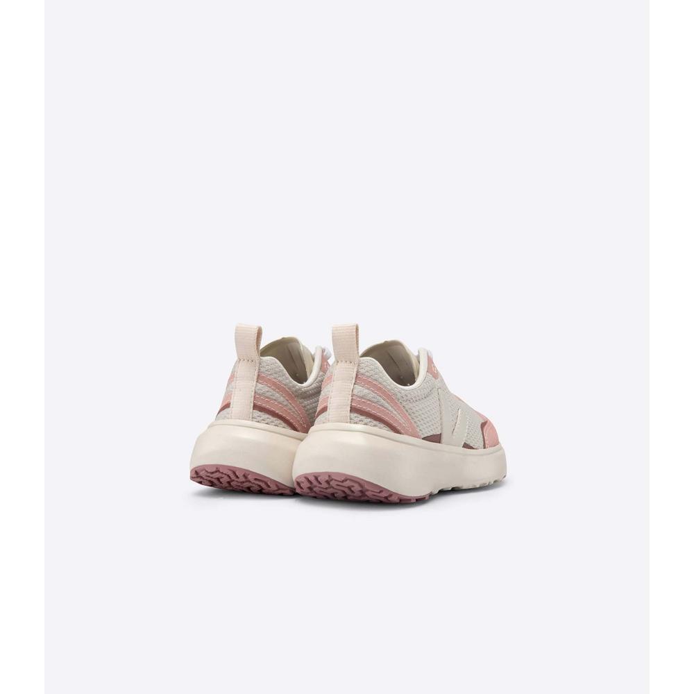 Veja CANARY ELASTIC LACE Kids' Shoes Beige | CA 768NWY